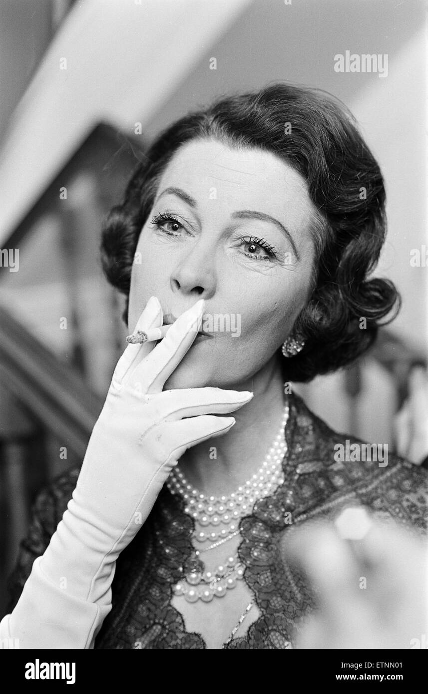 Vivien Leigh, actrice de théâtre et de cinéma, 3 février 1965. Banque D'Images