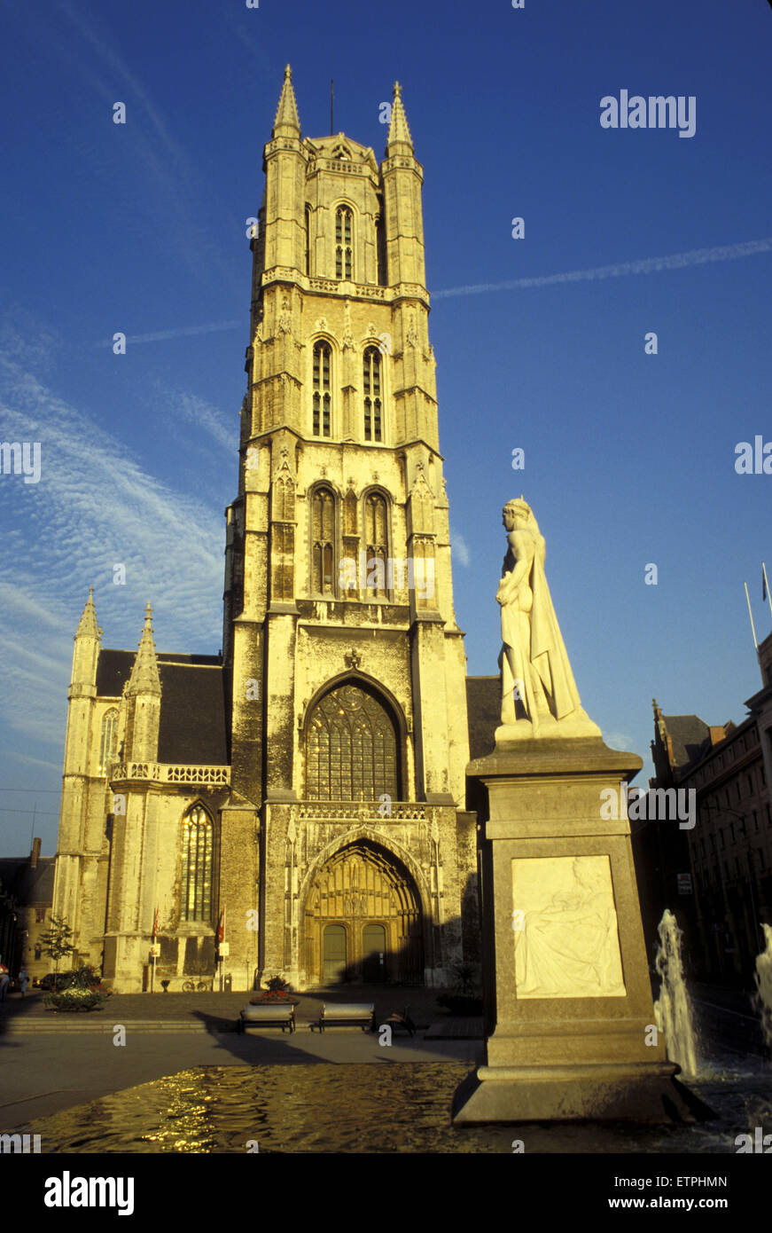 BEL, Belgique, Gand, Cathédrale Saint-Bavon. BEL, Belgique, Gand, Kathedrale Saint-bavon. Banque D'Images