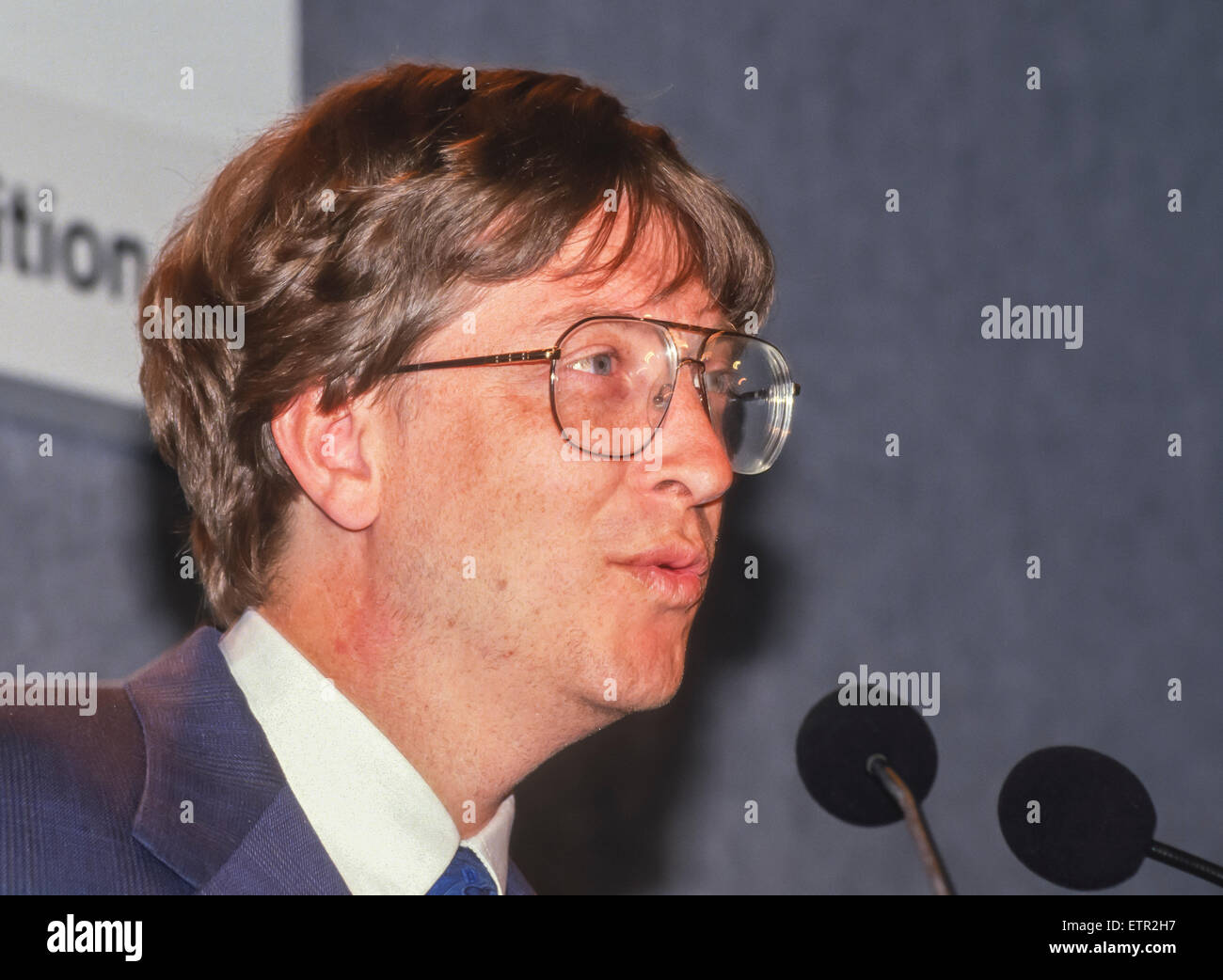 WASHINGTON, DC, USA - Bill Gates, président de Microsoft Banque D'Images