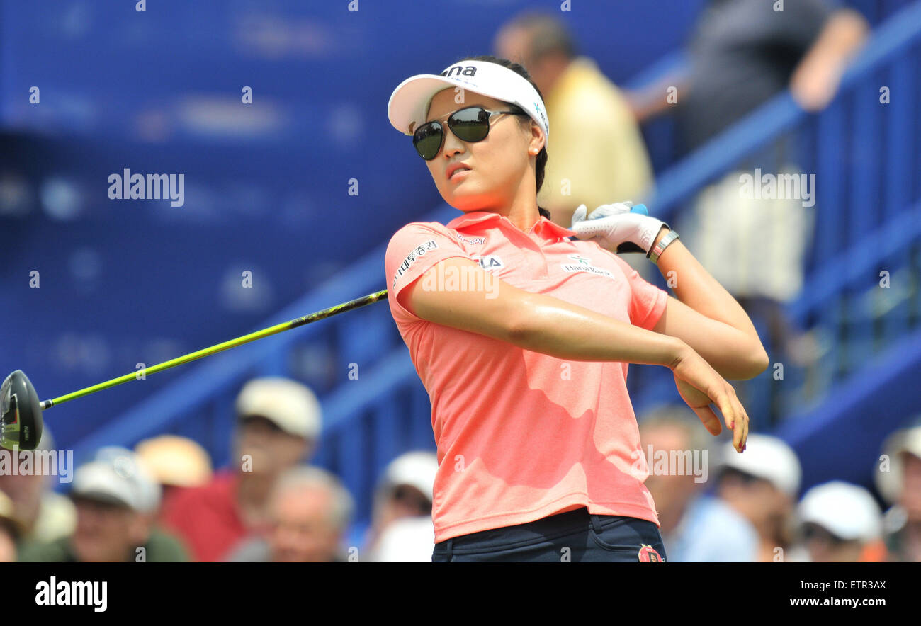 Si Yeon Ryu en action au cours de la KPMG Women's PGA Championship à Westchester Country Club à Harrison, New York. Gregory Vasil/Cal Sport Media Banque D'Images