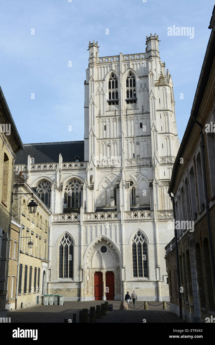 Saint Omer France La Cathédrale Notre-Dame Photo Stock - Alamy