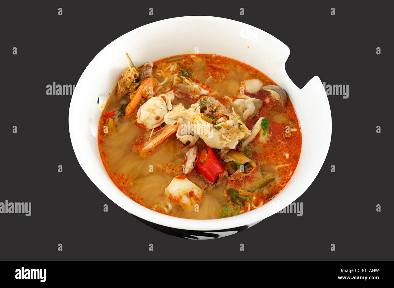 Soupe de fruits de mer épicés,Thai Food Banque D'Images