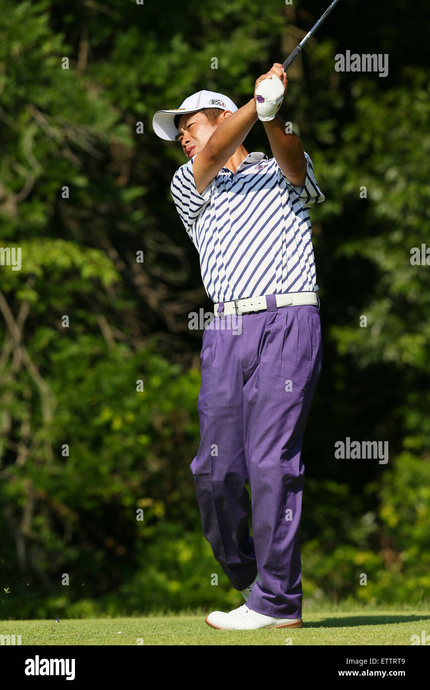 Kinojo Golf Club, Okayama, Japon. 25 mai, 2015. Yuta Ikeda, le 25 mai 2015 - Golf : US Open Championship 2015 qualification en Coupe à Kinojo Golf Club, Okayama, Japon. © AFLO/Alamy Live News Banque D'Images