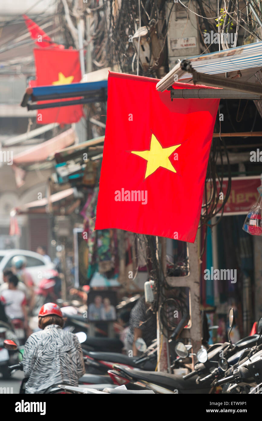 Drapeau vietnamien Banque de photographies et d’images à haute