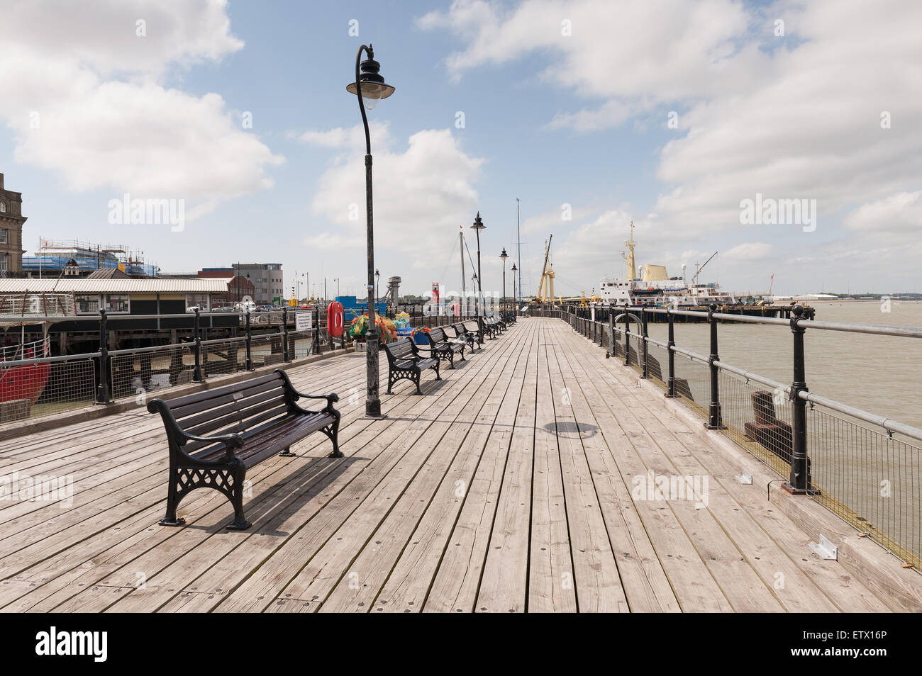 Old Pier Ha'penny halfpenny Harwich Banque D'Images