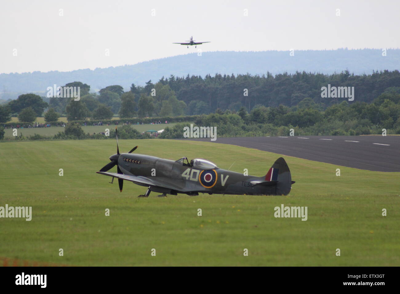 Spitfire avion de combat seconde guerre mondiale Bataille de Grande-Bretagne Banque D'Images