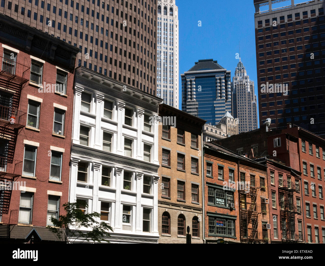 Fraunces Tavern bloc historique, NYC Banque D'Images