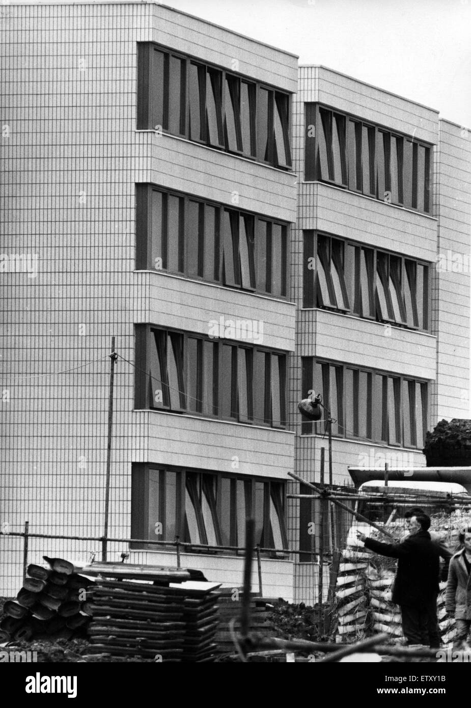 Campus de coventry Banque d'images noir et blanc Alamy