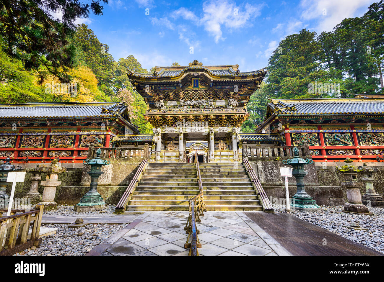 Nikko, Japon à Toshogu. Banque D'Images