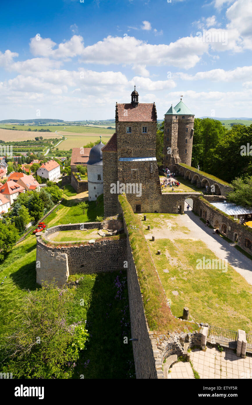 Château de Stolpen, Saxe, Allemagne Banque D'Images