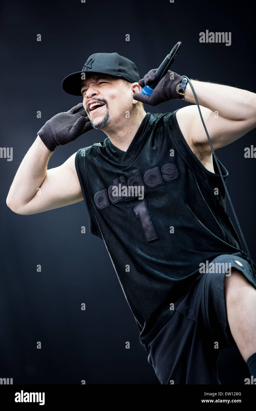 Body Count ft. Ice-T en concert au Festival Pinkpop à Landgraaf aux Pays-Bas © 2015 Roberto Finizio/Alamy Live News Banque D'Images