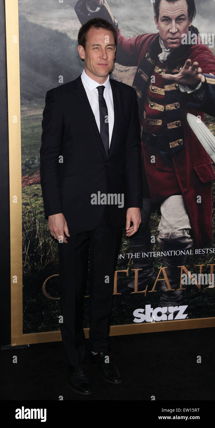 La mi-saison New York premiere de "Outlander" au Ziegfeld Theatre - Tapis rouge avec des arrivées : Tobias Menzies Où : New York City, United States Quand : 01 Avril 2015 C Banque D'Images