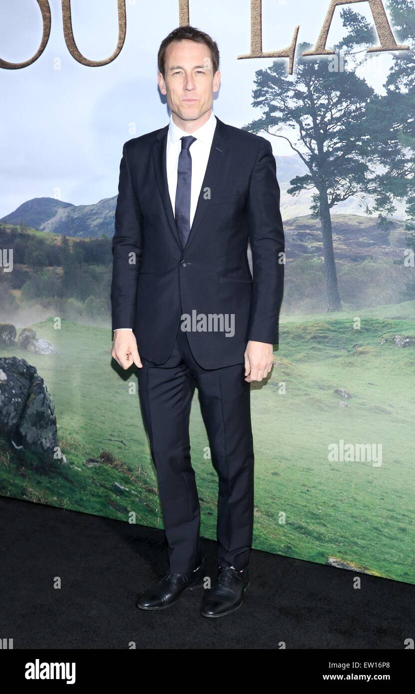 La mi-saison New York premiere de "Outlander" au Ziegfeld Theatre - Tapis rouge avec des arrivées : Tobias Menzies Où : New York City, United States Quand : 01 Avril 2015 C Banque D'Images