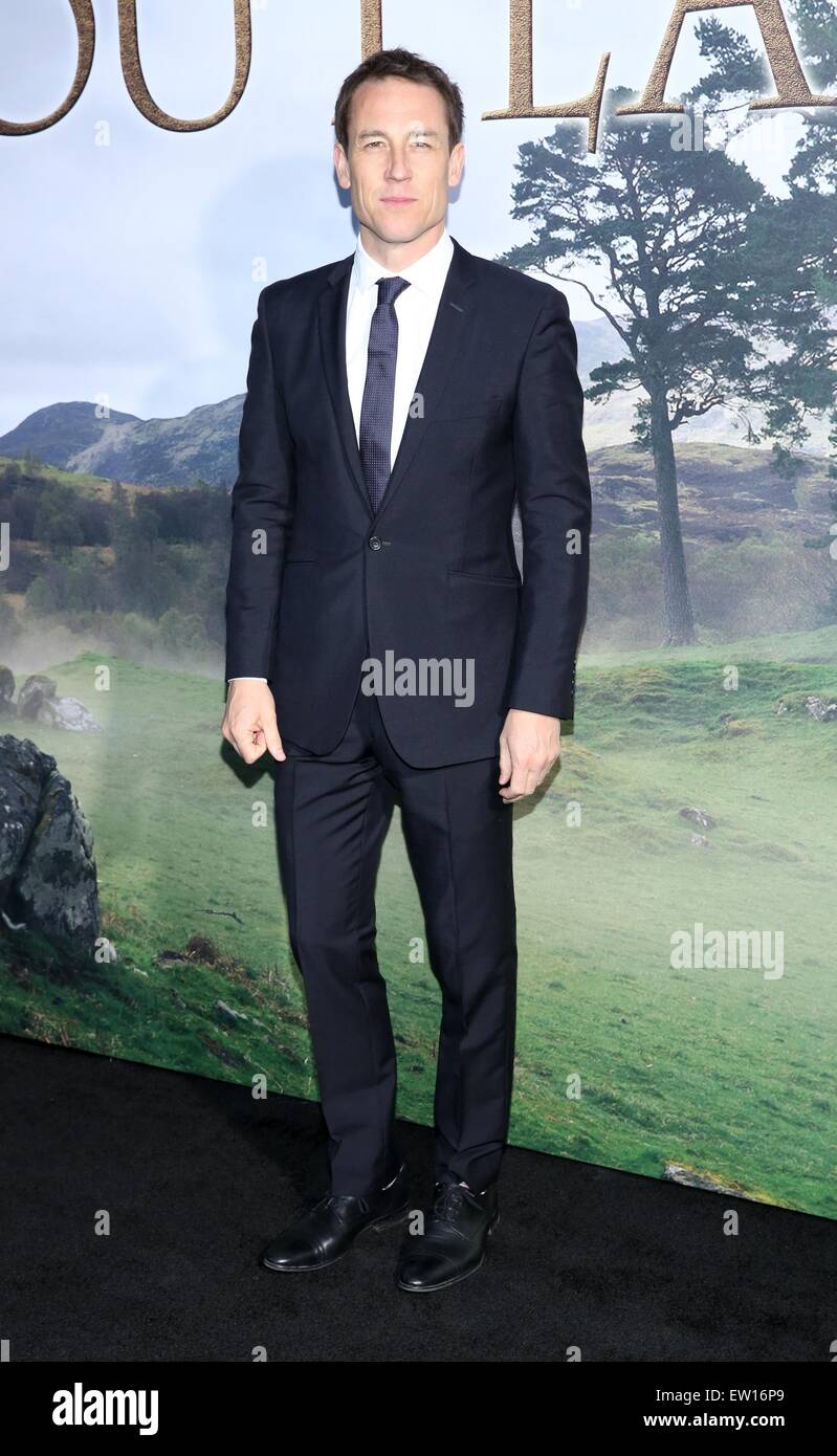 La mi-saison New York premiere de "Outlander" au Ziegfeld Theatre - Tapis rouge avec des arrivées : Tobias Menzies Où : New York City, United States Quand : 01 Avril 2015 C Banque D'Images