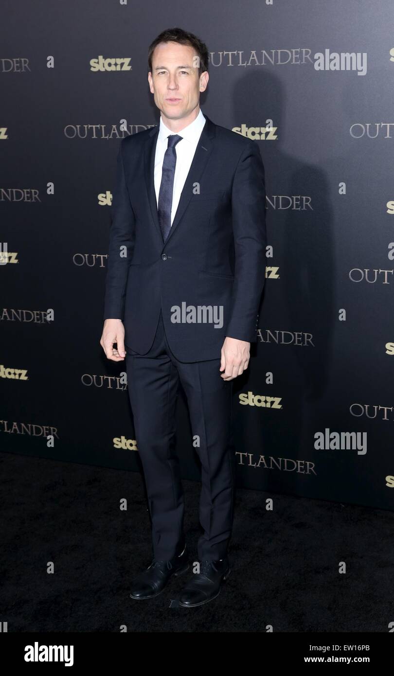 La mi-saison New York premiere de "Outlander" au Ziegfeld Theatre - Tapis rouge avec des arrivées : Tobias Menzies Où : New York City, United States Quand : 01 Avril 2015 C Banque D'Images