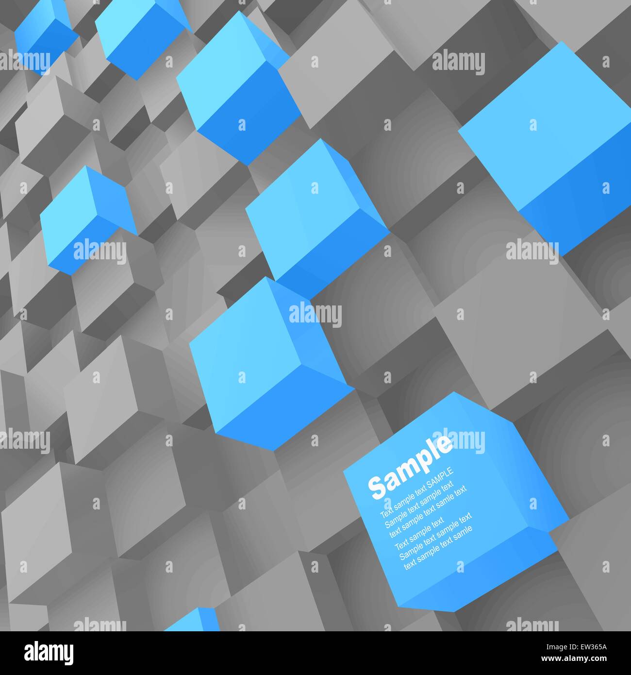 La structure des blocs 3d'arrière-plan. Abstract illustration. Illustration de Vecteur