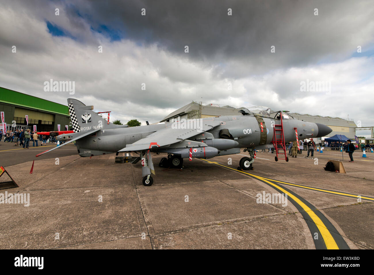 BAE Systems Sea Harrier F/A2, ZH796 / 001 / L, Royal Navy Cosford Raf Air Show england Uk Banque D'Images