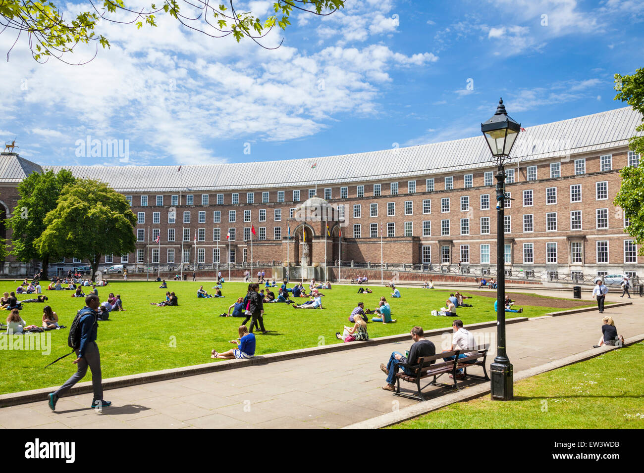 Bristol City Hall et College Green Bristol Avon England UK GB EU Europe Banque D'Images