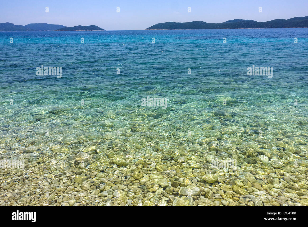 Bay près de Dubrovnik, Dalmatie, Croatie, Dubrovnik Banque D'Images