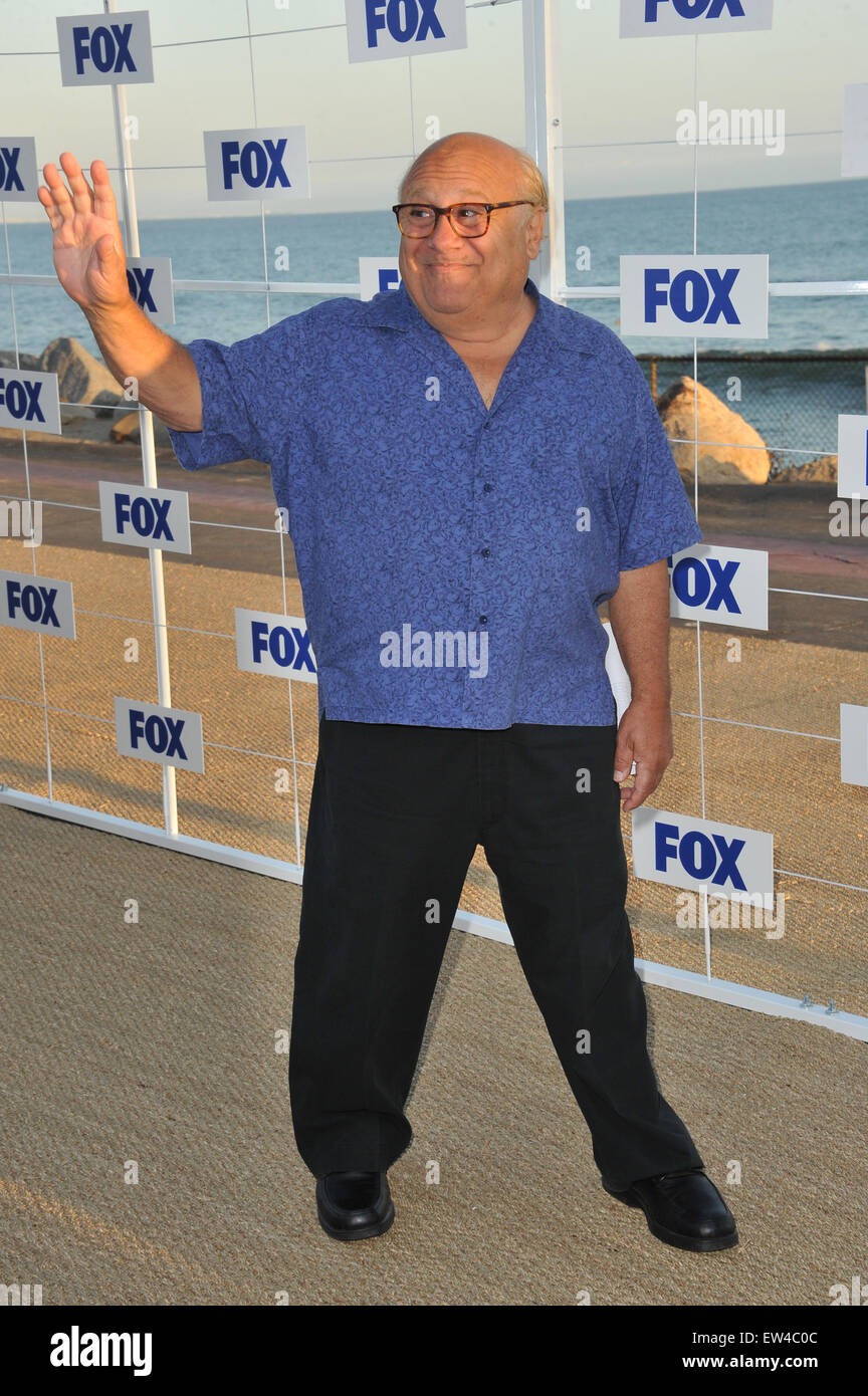 LOS ANGELES, CA - 5 août 2011 : Danny DeVito au Fox TV Été 2011 All-Star party au restaurant Gladstones, Malibu. Banque D'Images