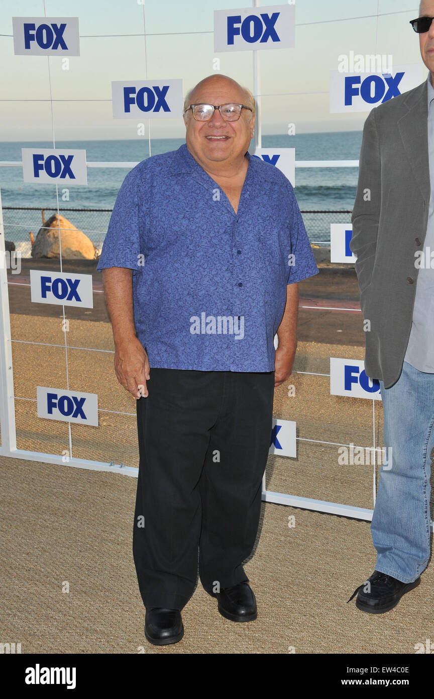 LOS ANGELES, CA - 5 août 2011 : Danny DeVito au Fox TV Été 2011 All-Star party au restaurant Gladstones, Malibu. Banque D'Images