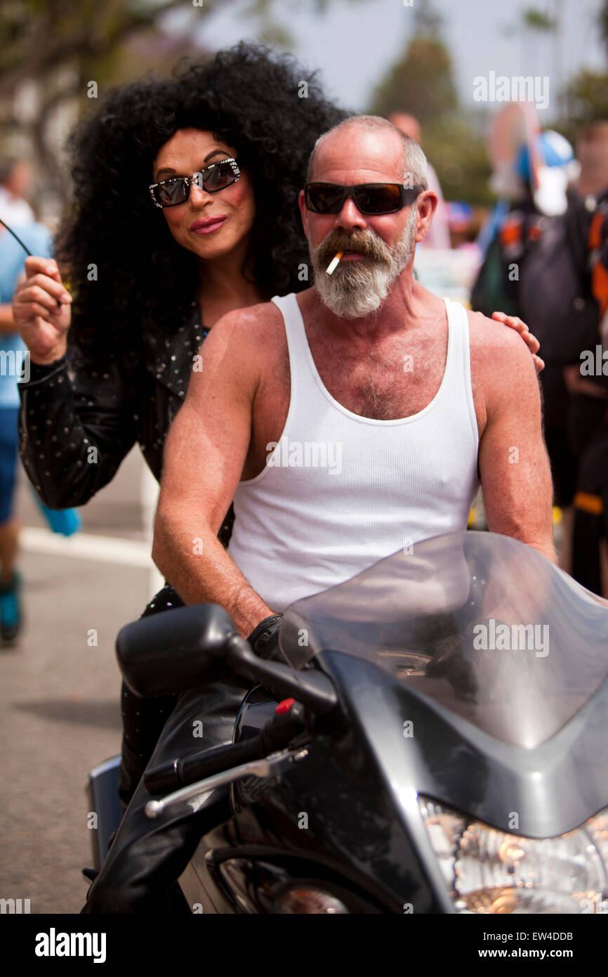 Gay Pride Parade 2015, West Hollywood, Californie Banque D'Images