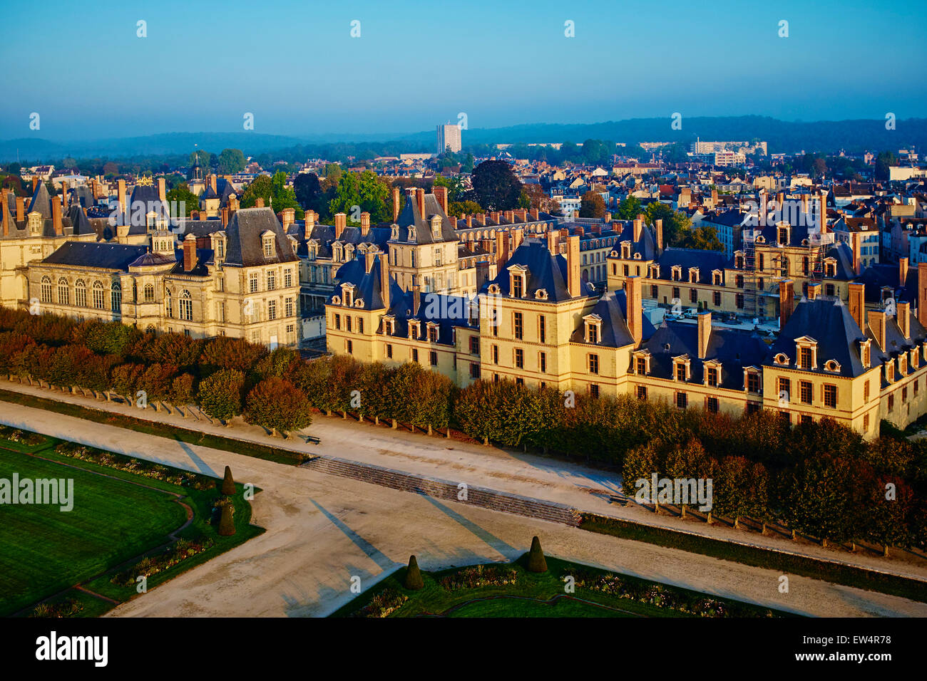 France, Seine et Marne, le Château Royal de Fontainebleau, UNESCO World Heritage Banque D'Images