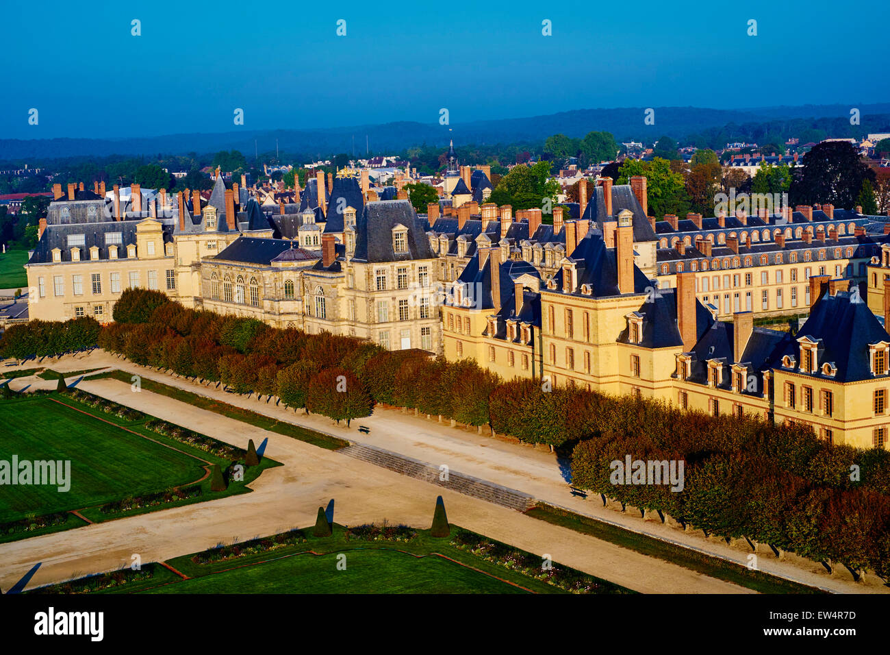 France, Seine et Marne, le Château Royal de Fontainebleau, UNESCO World Heritage Banque D'Images