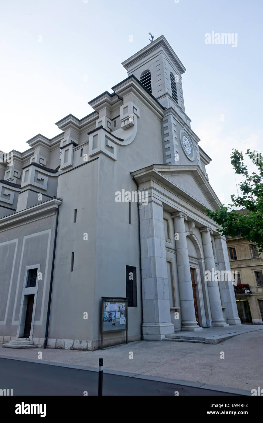Carouge : le Greenwich Village de Genève Banque D'Images