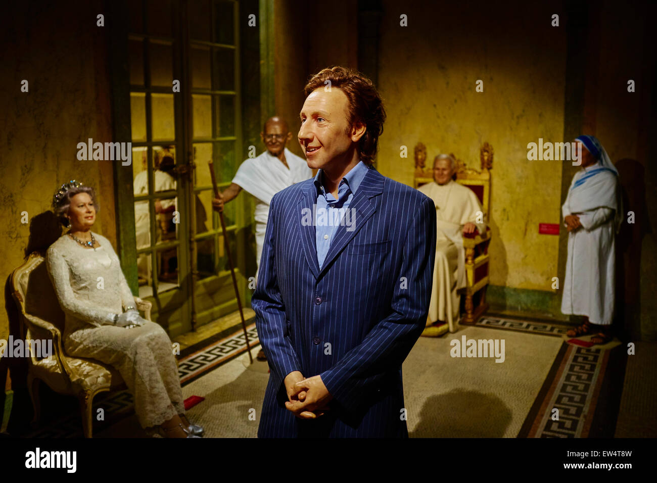 France, Paris, Musée Grévin, Stéphane Bern Banque D'Images