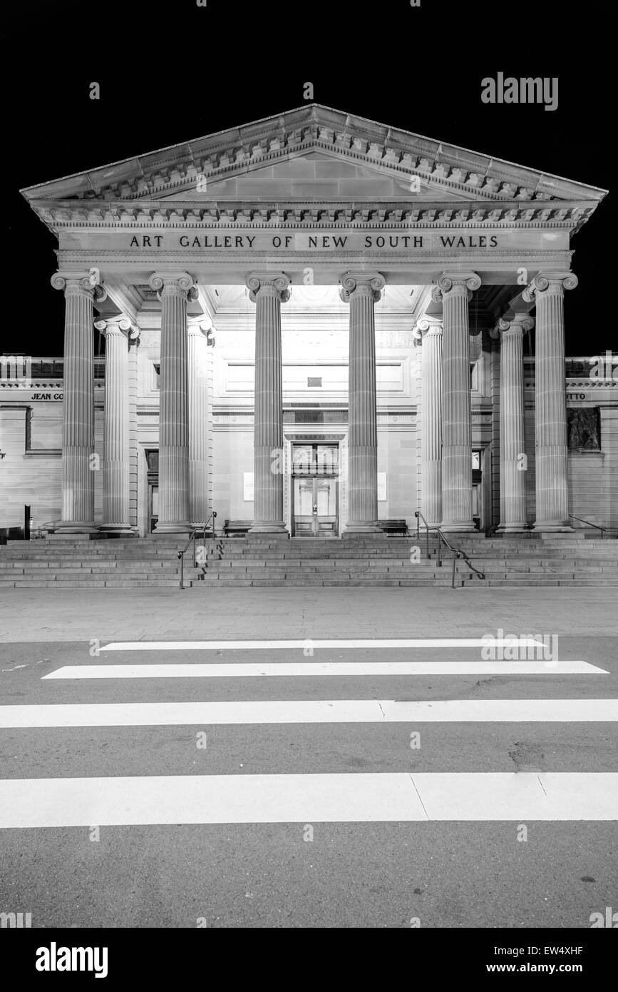 Galerie d'art de Nouvelle-Galles du Sud à la présidence Mme Macquarie, Sydney, Australie Banque D'Images