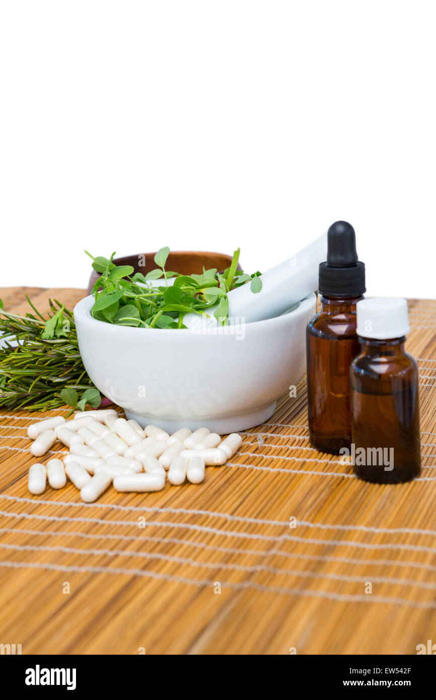 Produits naturels pour l'aromathérapie Banque D'Images