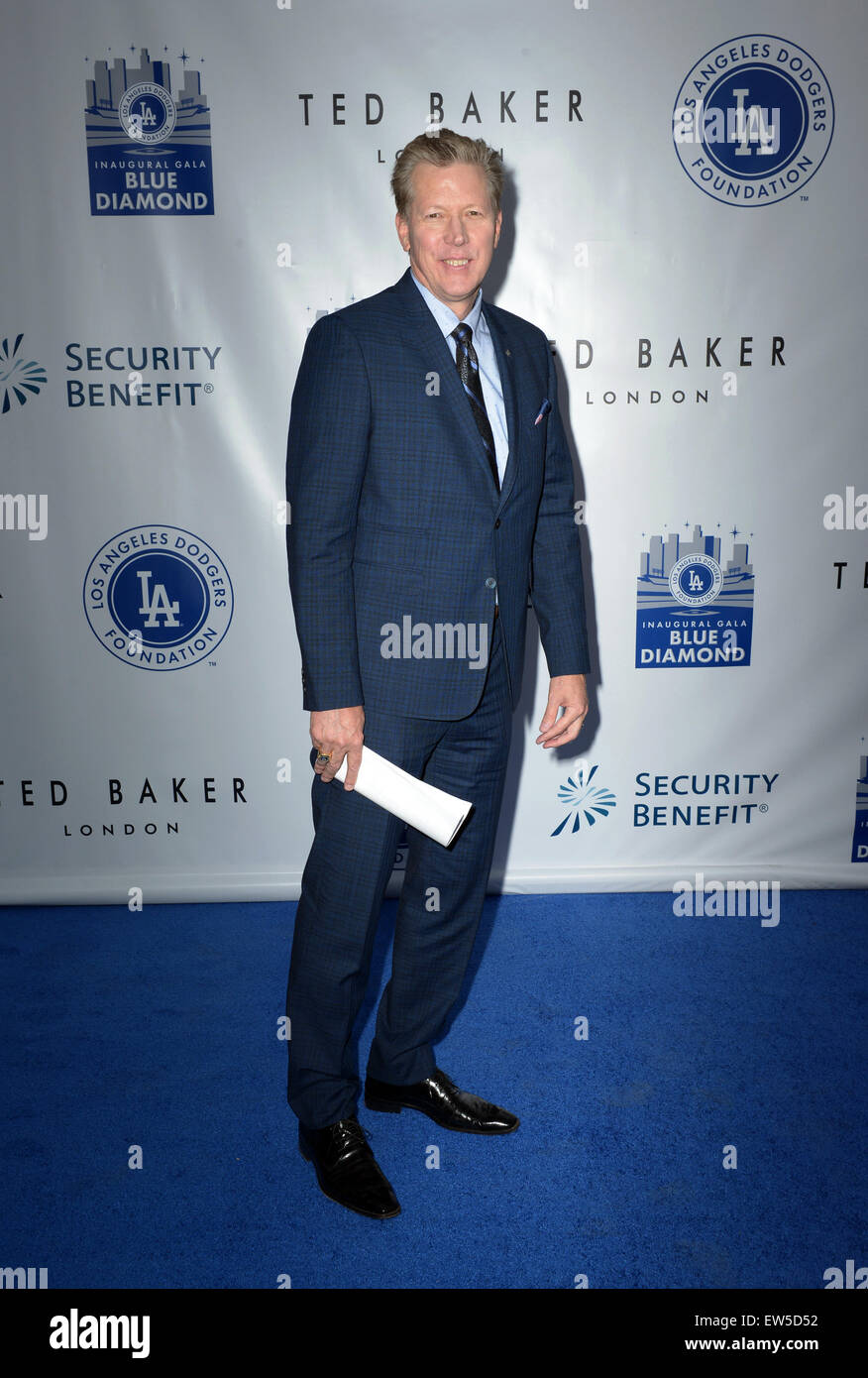 Fondation des Dodgers de Los Angeles, Blue Diamond avec gala inaugural performance spéciale de Aloe Blacc comprend : Orel Hershiser Où : Los Angeles, California, United States Quand : 16 Jan 2015 C Banque D'Images