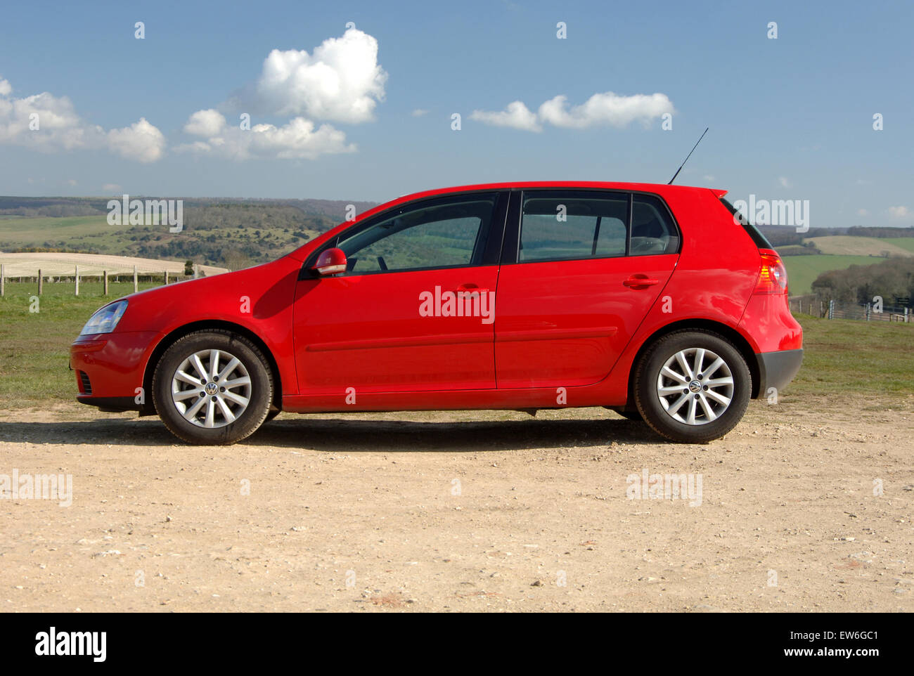 2008 Mk5 VW Golf Blue Motion location Banque D'Images