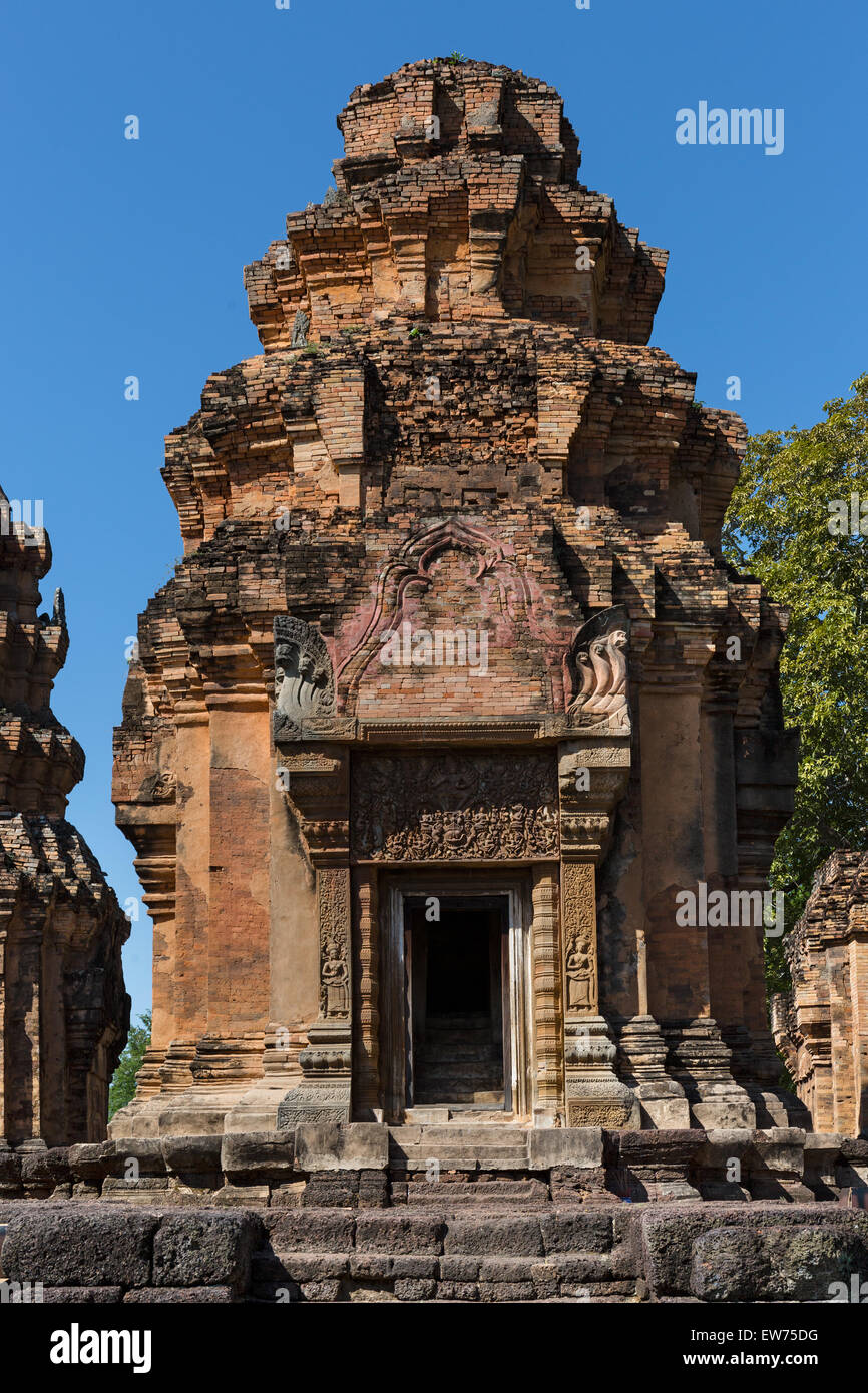 De Prasat Prang Prasat Sikhoraphum, Ngaeng Ra, temple Khmer, Surin, Surin Province, Isaan, Isaan, Thaïlande Banque D'Images