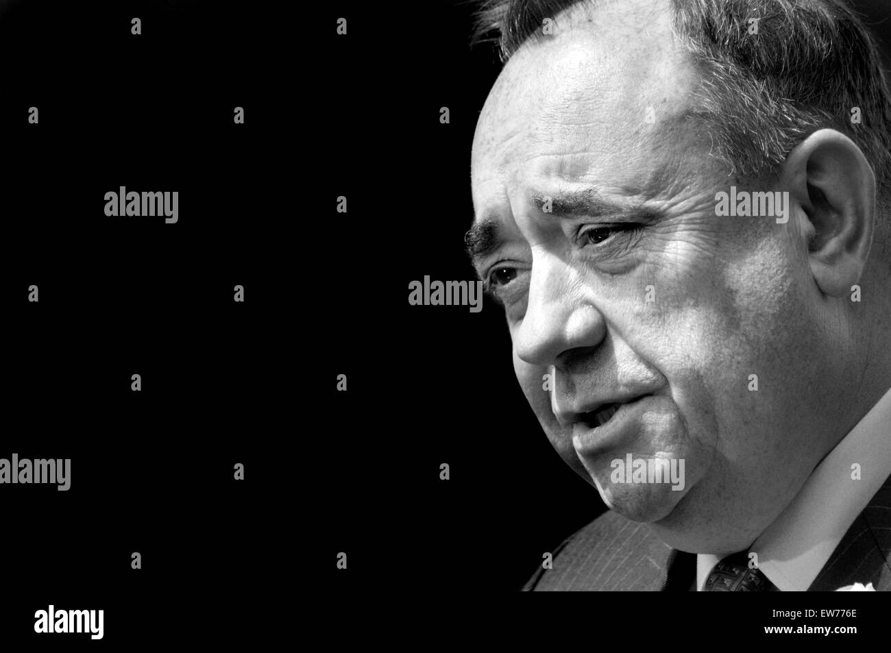 Alex Salmond MP. L'ancien Premier Ministre de l'Écosse (2007-14) élu député de SNP Gordon 2015. Banque D'Images