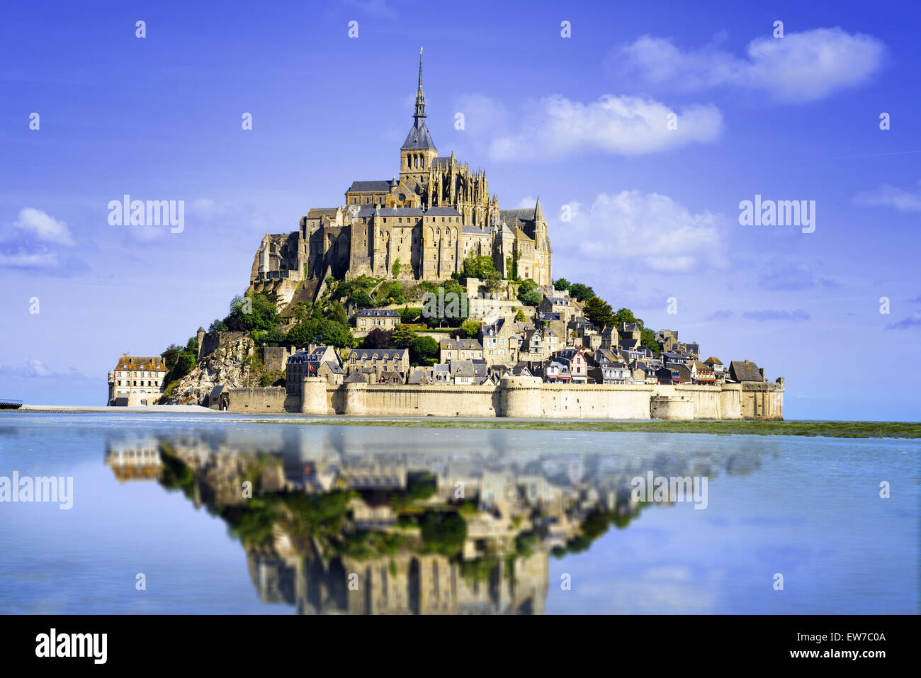 Mont Saint Michel - Normandie - France Banque D'Images