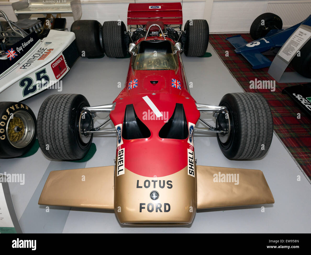 Lotus 49B Collection Grand prix Donington avant Banque D'Images