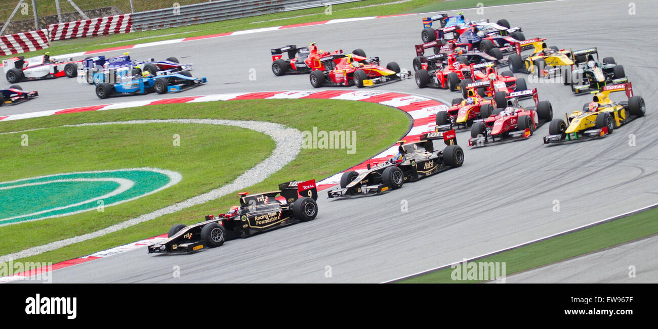 2012 GP2 Malaysian tour course de Sprint tour d'ouverture Banque D'Images