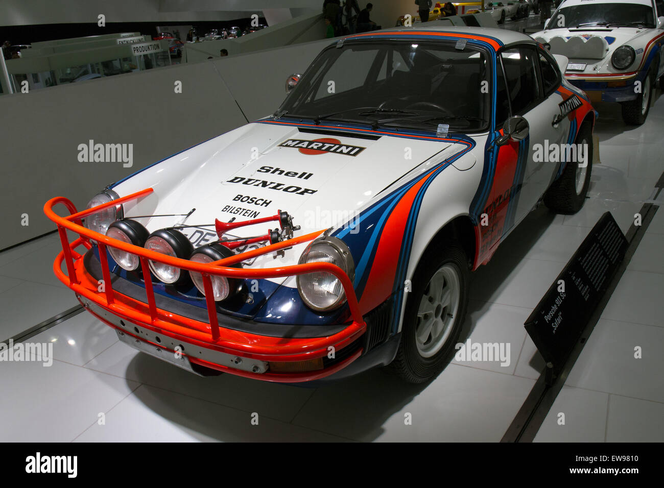 Porsche 911 SC Safari Musée Porsche avant-gauche Banque D'Images