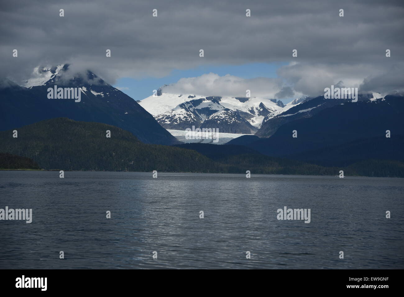 Col du nord, Canal Lynn, le sud-est de l'Alaska Banque D'Images