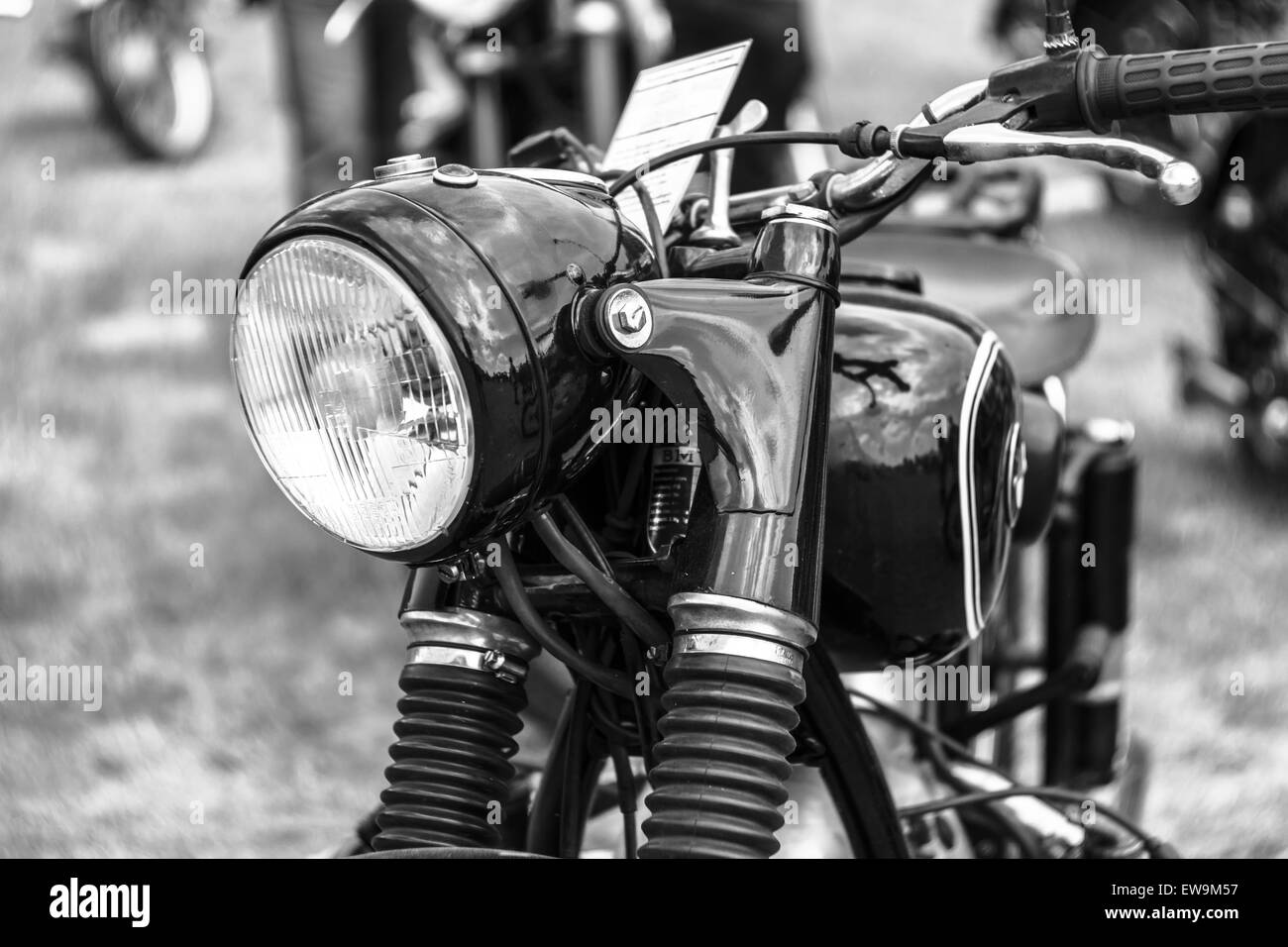Détail de la moto BMW R51/3, 1955. Banque D'Images