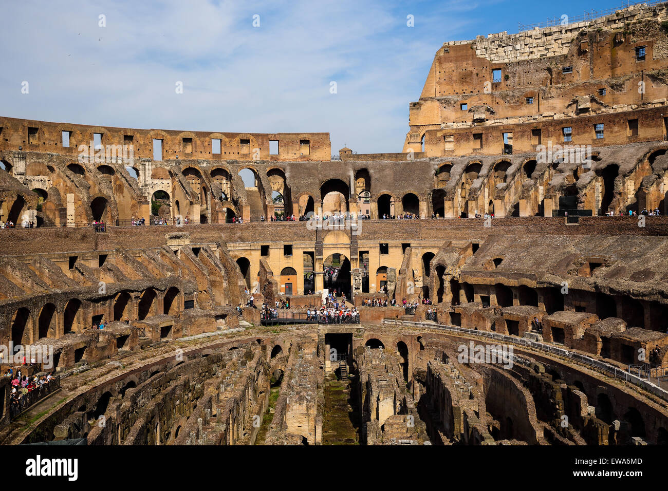 Le Colisée à Rome. Banque D'Images