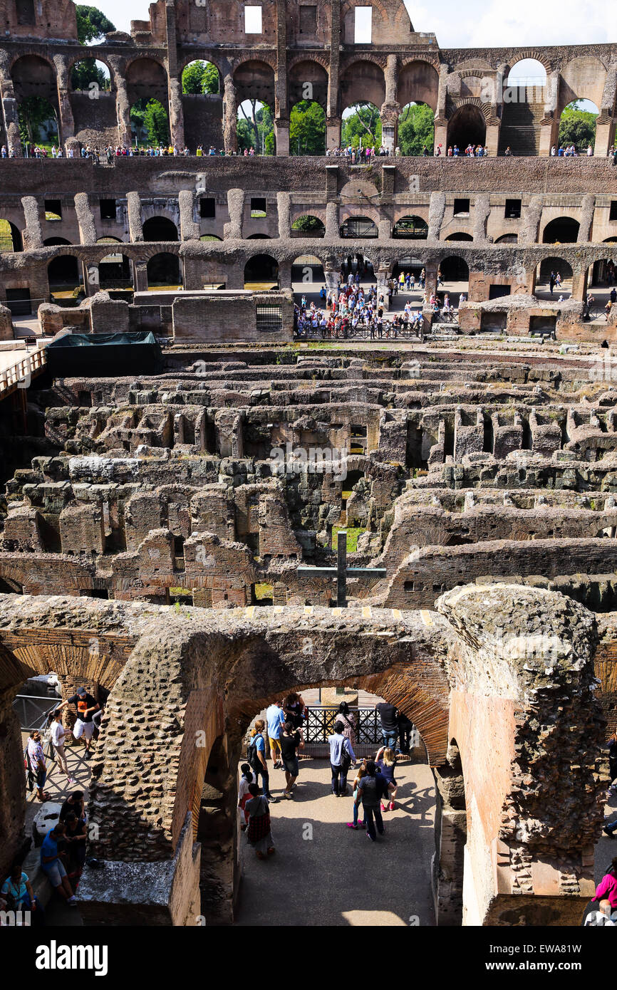 Le Colisée à Rome. Banque D'Images