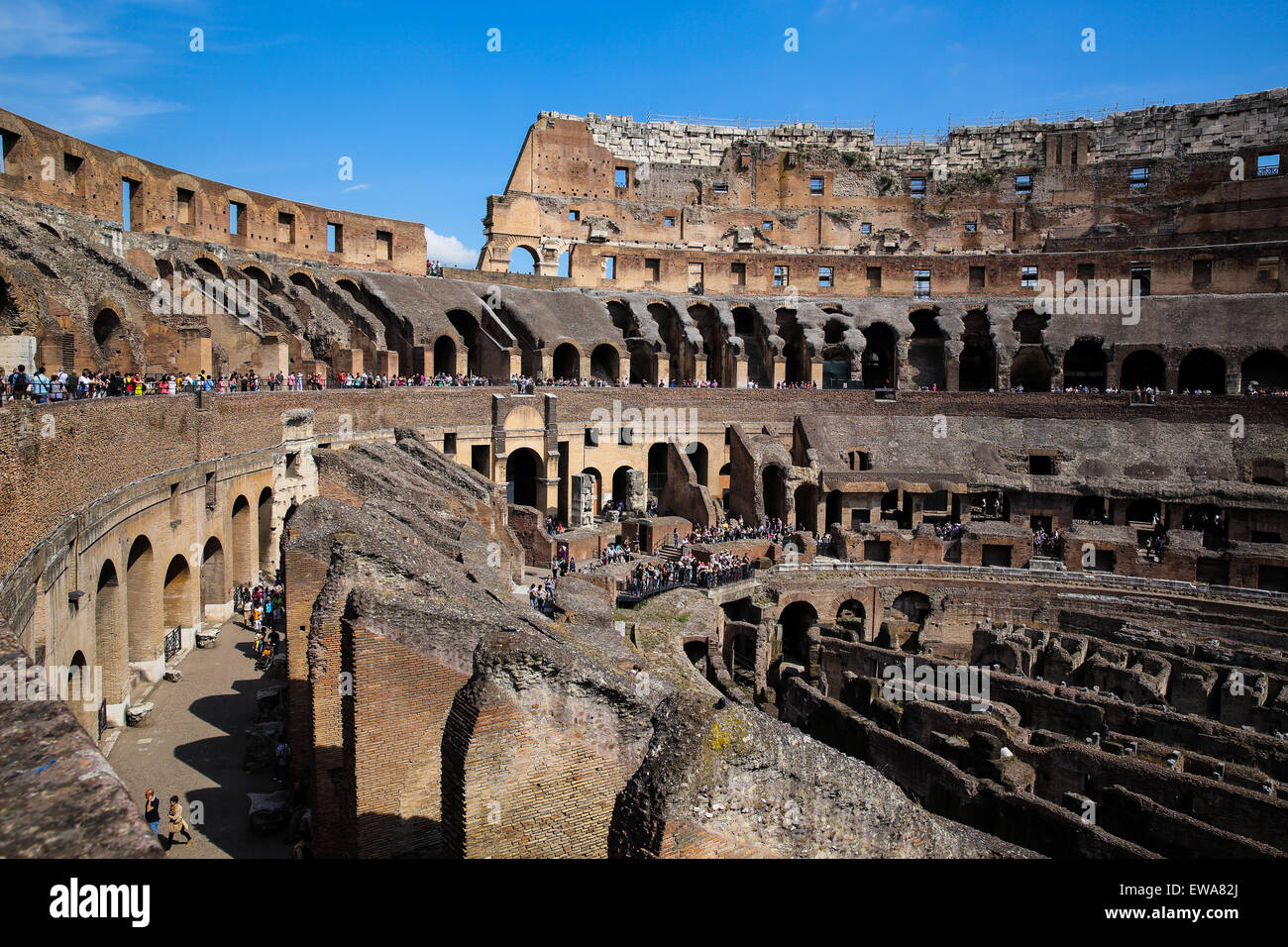 Le Colisée à Rome. Banque D'Images