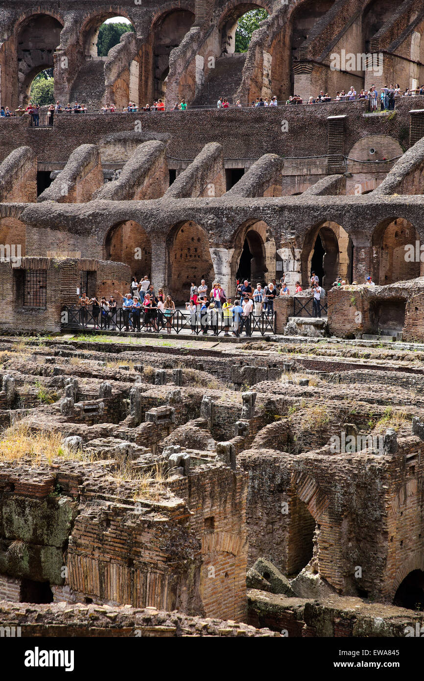 Le Colisée à Rome. Banque D'Images