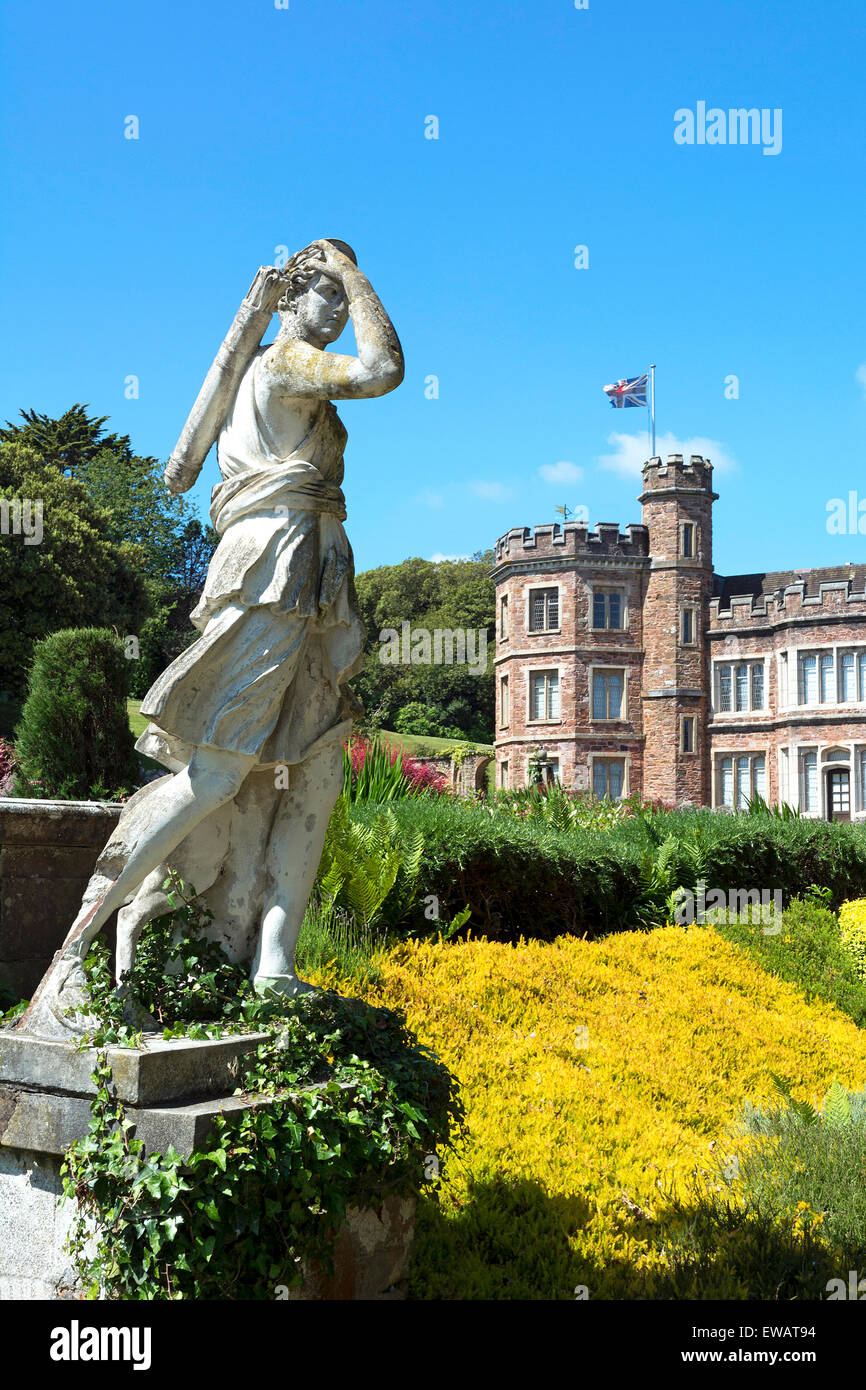 Mount Edgcumbe house, Cornwall, UK Banque D'Images
