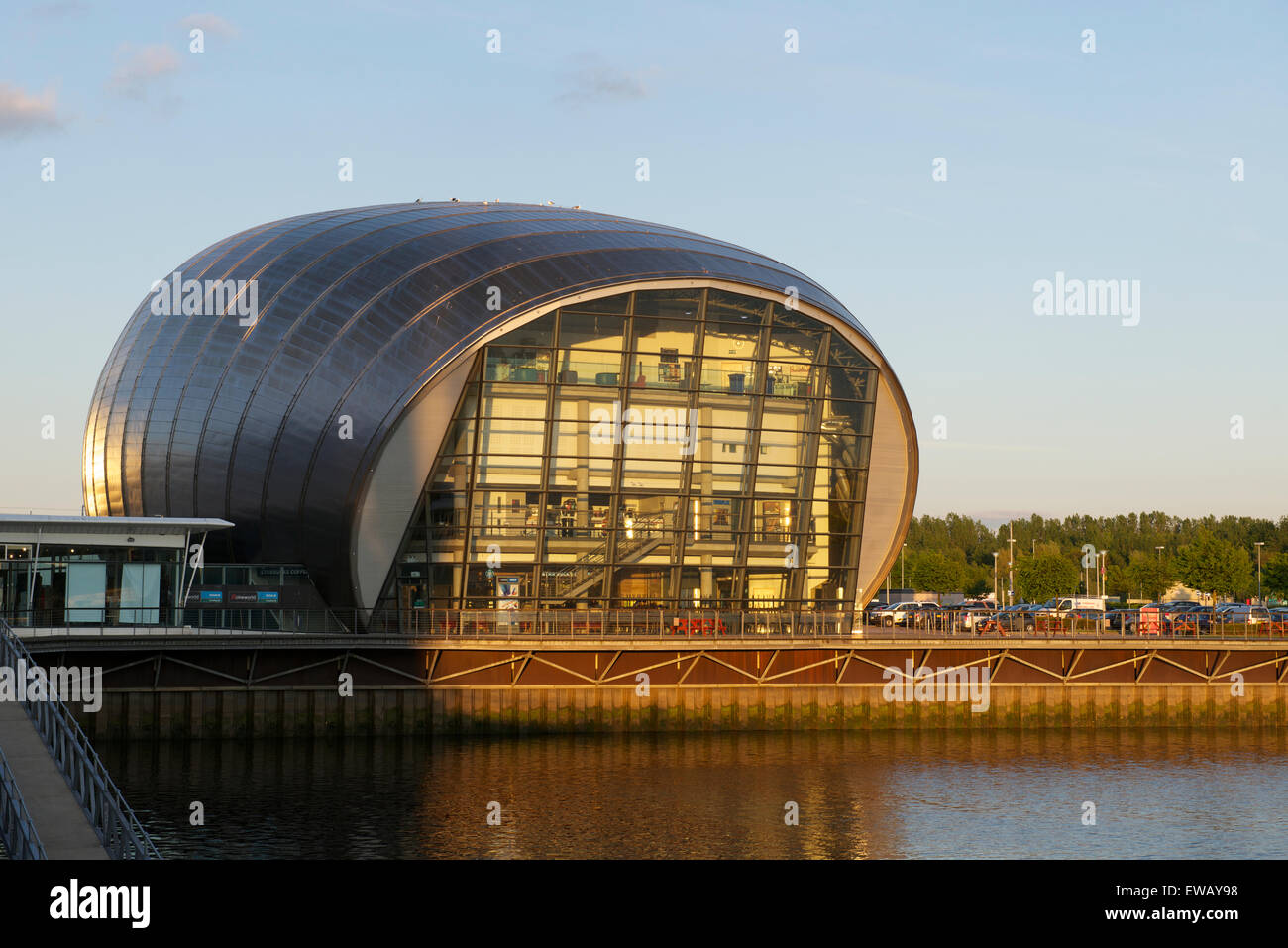 Théâtre Imax, Pacific Quay, Glasgow. Banque D'Images