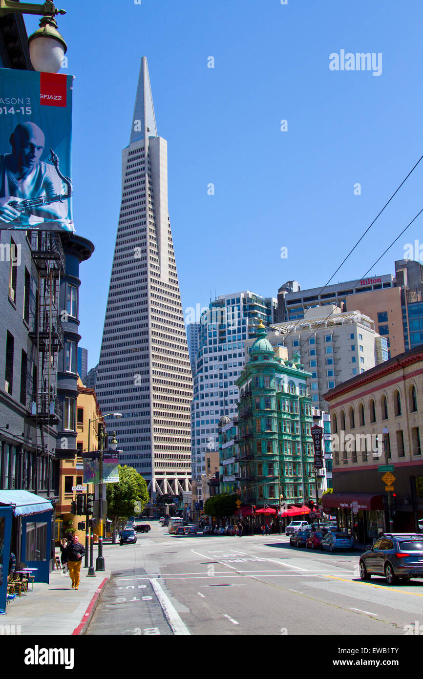 Architecture de San Francisco Californie Banque D'Images