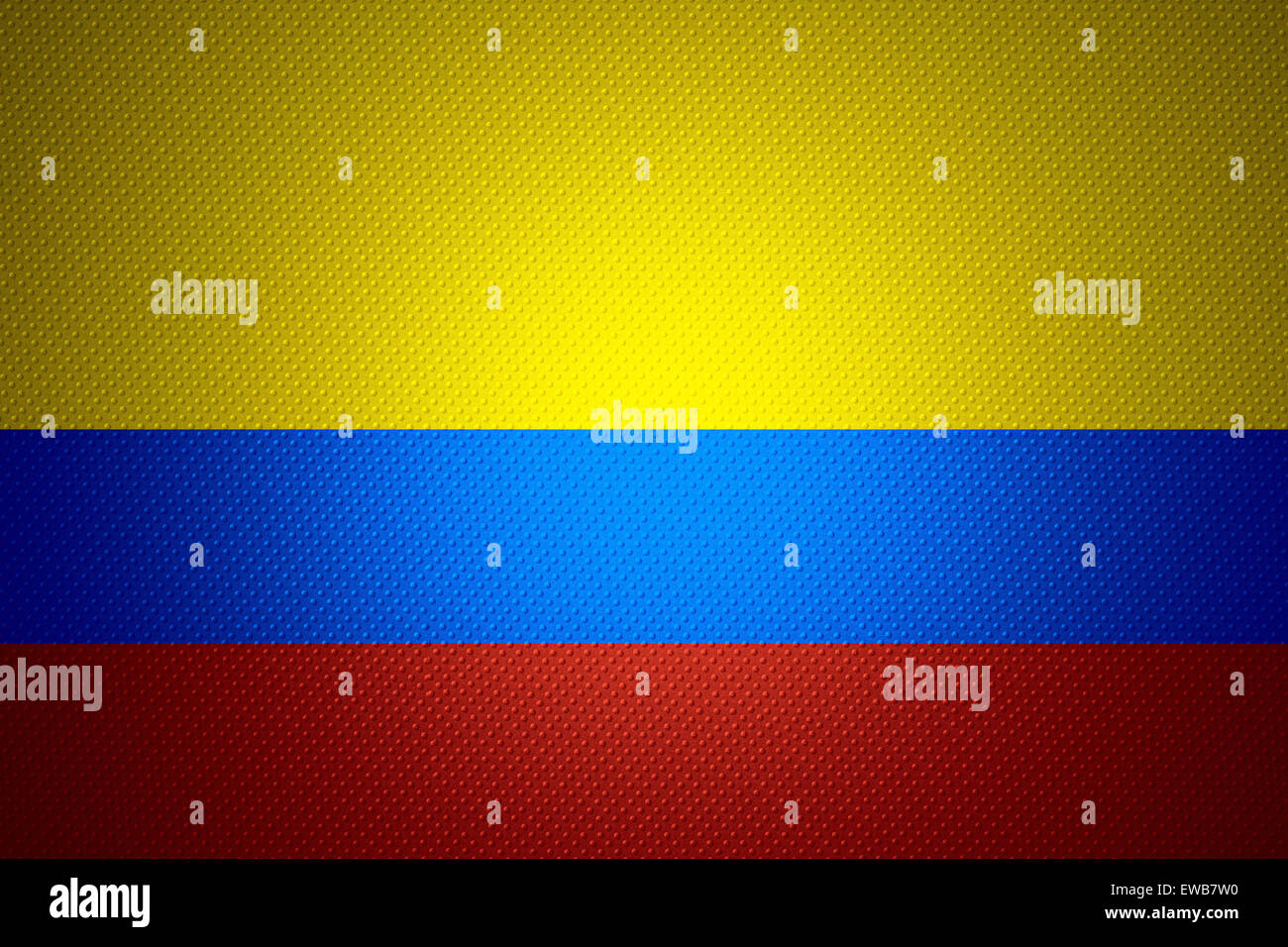 Colombie Colombie drapeau ou bannière sur texture abstrait Banque D'Images